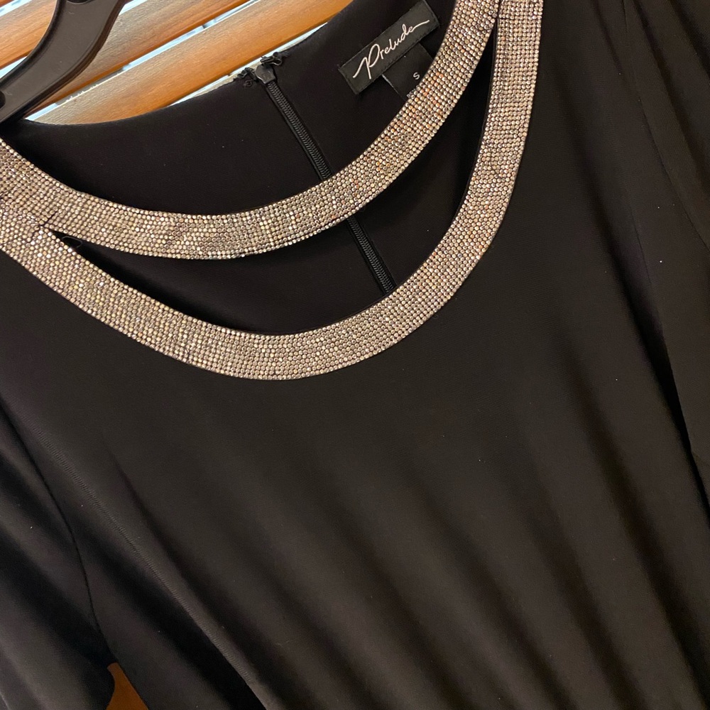 Wide leg black jumpsuit